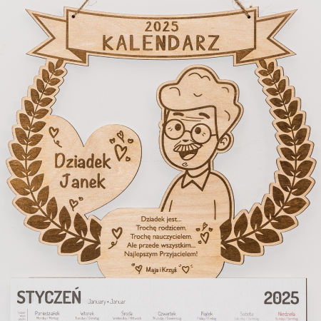 KALENDARZ NA DZIEŃ DZIADKA