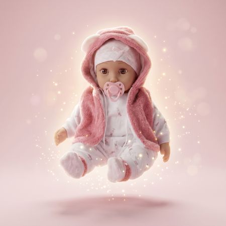 Duża Lalka Bobas Interaktywna 45 cm